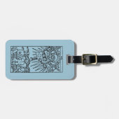 Tarotkaart: Het arrest Bagagelabel (Voorkant horizontaal)
