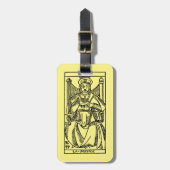 Tarotkaart: Justitie Bagagelabel (Voorkant verticaal)