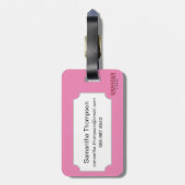 Tarotkaart: Lovers Bagagelabel (Achterkant verticaal)