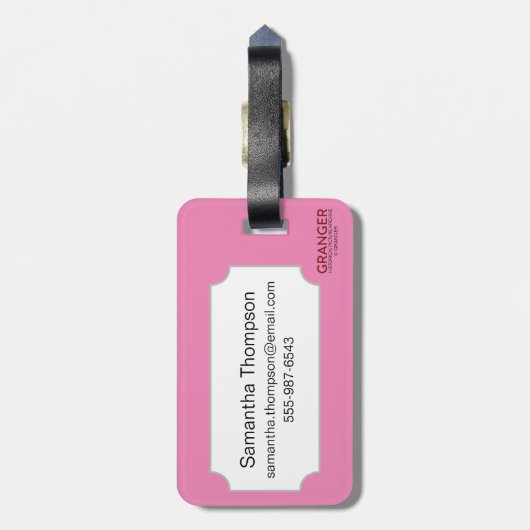 Tarotkaart: Lovers Bagagelabel (Achterkant verticaal)