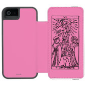 Tarotkaart: Lovers Incipio iPhone Portemonnee Hoesje (Agenda Open)