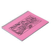 Tarotkaart: Lovers Notitieboek (Linkerzijde)