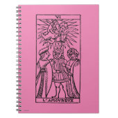 Tarotkaart: Lovers Notitieboek (Voorkant)