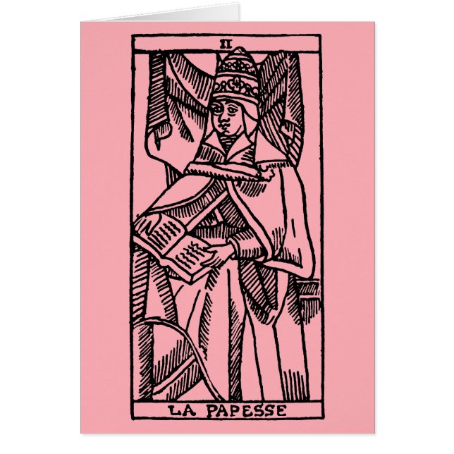Tarotkaart: Popess (Voorkant)