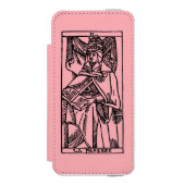 Tarotkaart: Popess Incipio iPhone Portemonnee Hoesje (Voorkant Agenda)