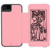 Tarotkaart: Popess Incipio iPhone Portemonnee Hoesje (Agenda Open)