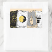 Tarotkaart rechthoekige sticker (Tas)