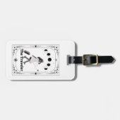 Tarotkaart Reiziger Astrologie Sterrenbeeld Cadeau Bagagelabel (Voorkant horizontaal)