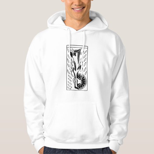 Tarotkaart: rijwielaas hoodie (Voorkant)