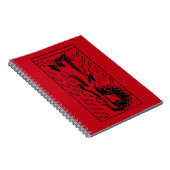 Tarotkaart: rijwielaas notitieboek (Rechterzijde)