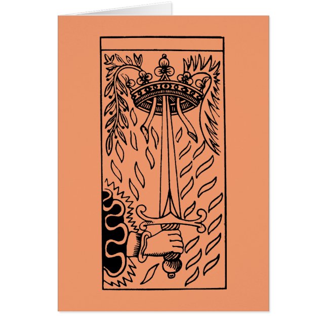 Tarotkaart: Smertijd (Voorkant)