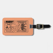 Tarotkaart: Smertijd Bagagelabel (Voorkant horizontaal)