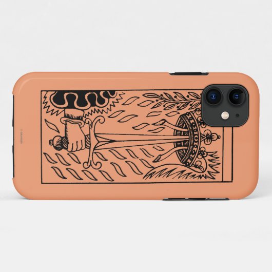 Tarotkaart: Smertijd Case-Mate iPhone Case (Achterkant (horizontaal))