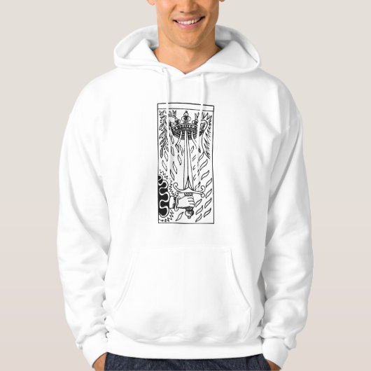 Tarotkaart: Smertijd Hoodie (Voorkant)