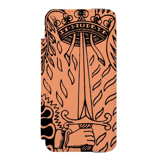 Tarotkaart: Smertijd Incipio iPhone Portemonnee Hoesje (Voorkant Agenda)