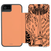 Tarotkaart: Smertijd Incipio iPhone Portemonnee Hoesje (Agenda Open)