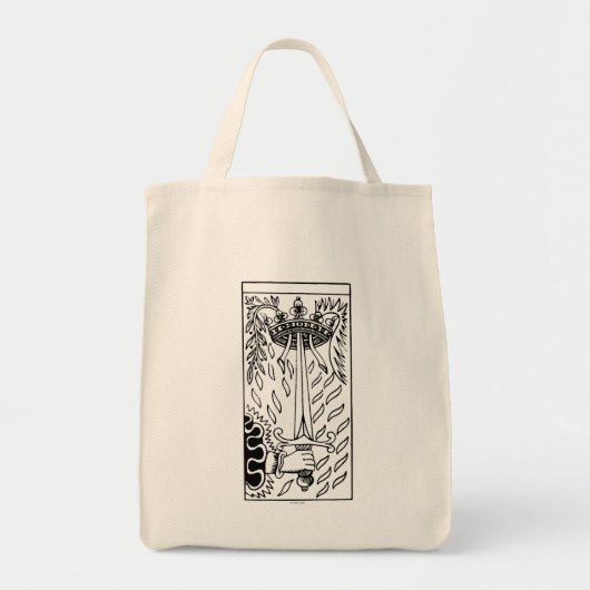Tarotkaart: Smertijd Tote Bag (Voorkant)