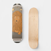 Tarotkaart Sterkte grote arcana Persoonlijk Skateboard (Voorkant)