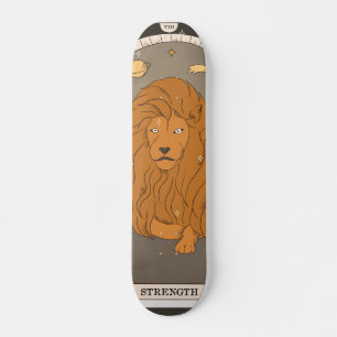 Tarotkaart Sterkte grote arcana Persoonlijk Skateboard
