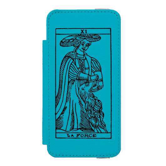 Tarotkaart: Sterkte Incipio iPhone Portemonnee Hoesje (Voorkant Agenda)