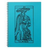 Tarotkaart: Sterkte Notitieboek (Voorkant)
