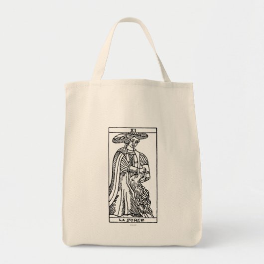 Tarotkaart: Sterkte Tote Bag (Voorkant)