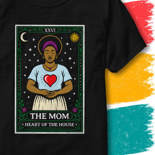 Tarotkaart Stijl Moeder Hart van het Huis Mama T-shirt