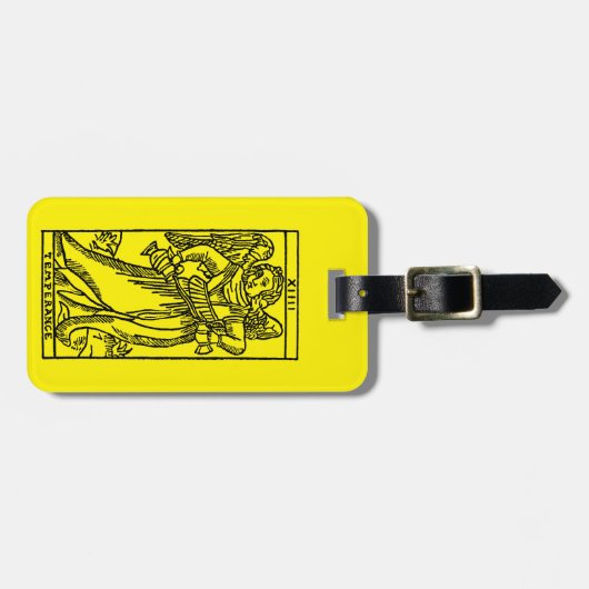 Tarotkaart: Temperatuur Bagagelabel (Voorkant horizontaal)