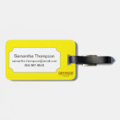 Tarotkaart: Temperatuur Bagagelabel (Achterkant horizontaal)