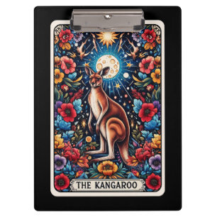 Tarotkaart van de kangoeroe – spirituele symboliek klembord