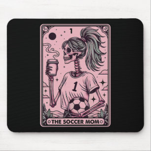 Tarotkaart Voetbalmoeder, Grappige Voetbal Mama Mo Muismat