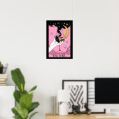 Tarotkaart voor het Poster van wijn (Thuiskantoor)