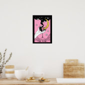 Tarotkaart voor het Poster van wijn (Keuken)