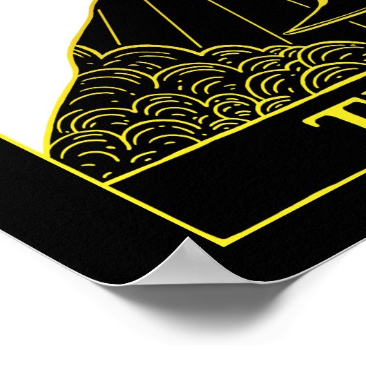 Tarotkaart voor het Poster van wijn (Hoek)