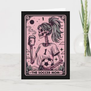 Tarotkaart voor voetbalmoeder, Grappige voetbal ma Kaart