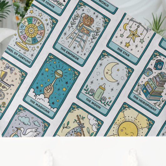 Tarotkaarten Baby Shower Tissuepapier