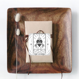 Tarotkaarten   Bruidsuitnodiging   Trouwen   Moder Vierkante Sticker
