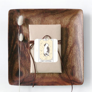 Tarotkaarten   Bruiloftsborrel   Trouwen   Neutral Vierkante Sticker