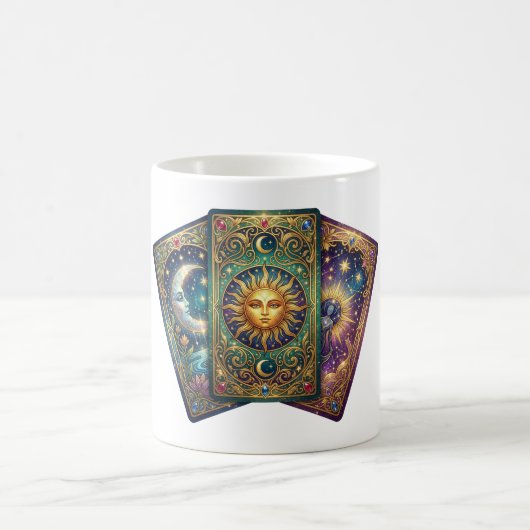 Tarotkaarten met Mistiche Hemelse Kunst Koffiemok (Center)