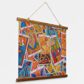 tarotkaarten tapijt hangend wandkleed (Gebogen)