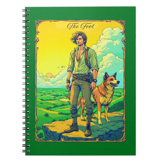 Tarotkaartillustratie, De Dwaas Notitieboek (Voorkant)