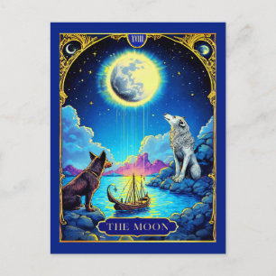 Tarotkaartillustratie, De Maan Briefkaart