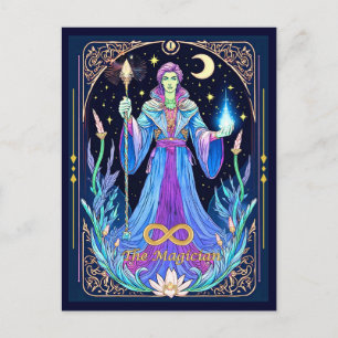 Tarotkaartillustratie, De Magiër Briefkaart