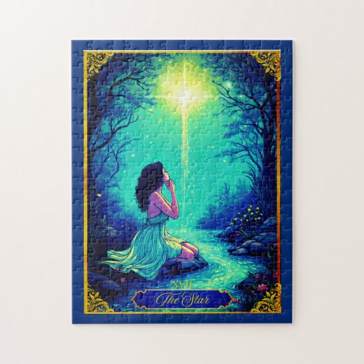 Tarotkaartillustratie, De Ster Legpuzzel (Verticaal)