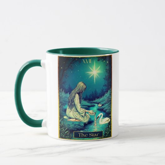 Tarotkaartillustratie, De Ster Mok (Links)