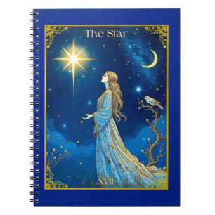 Tarotkaartillustratie, De Ster Notitieboek