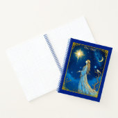 Tarotkaartillustratie, De Ster Notitieboek (Binnen)