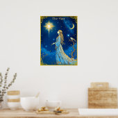 Tarotkaartillustratie, De Ster Poster (Keuken)