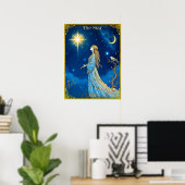 Tarotkaartillustratie, De Ster Poster (Thuiskantoor)