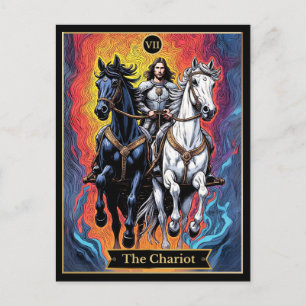 Tarotkaartillustratie, De Strijdwagen Briefkaart